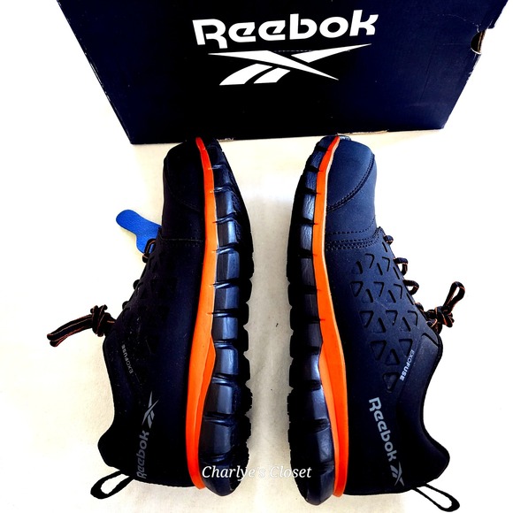 Reebok Sublite Cushion Blk/Orange‎ Comp Toe RB4050 Work Shoe USM-7W W-9W main image 5